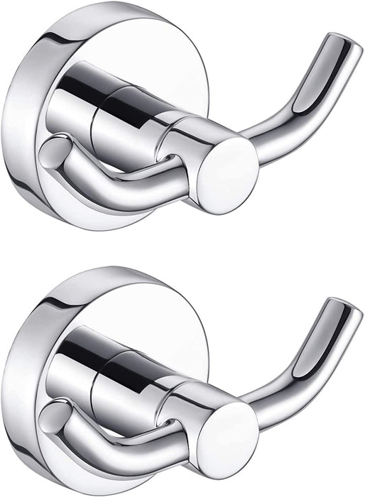 2pack Double Towel Hook (Polished Chrome)