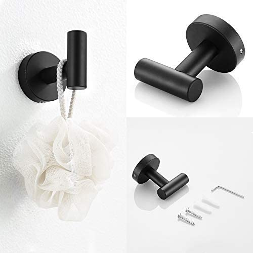 Bathroom Hardware Set of 4 (Matte Black)