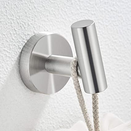 Towel Hook  (Brushed Steel)