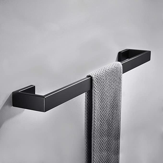 4 Pieces Wall Mounted Shelf (Matte Black)