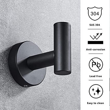 Towel Hook (Matte Black)