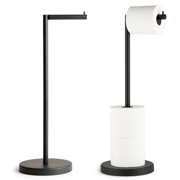 PYYAN-Natural Travertine Textures Toilet Paper Holder Stand For