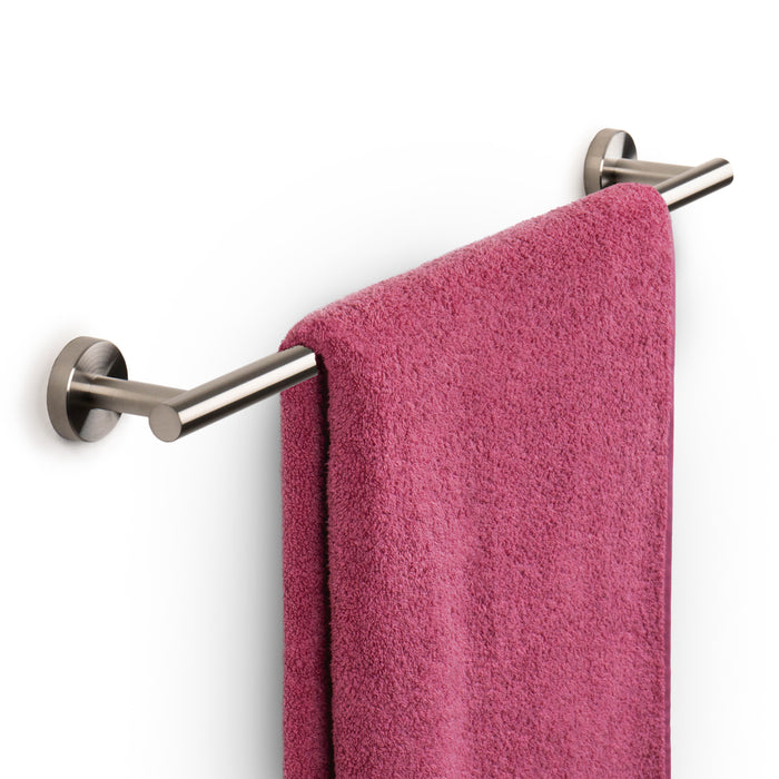 Bathroom Accessories Set of 4 (Brushed Steel)