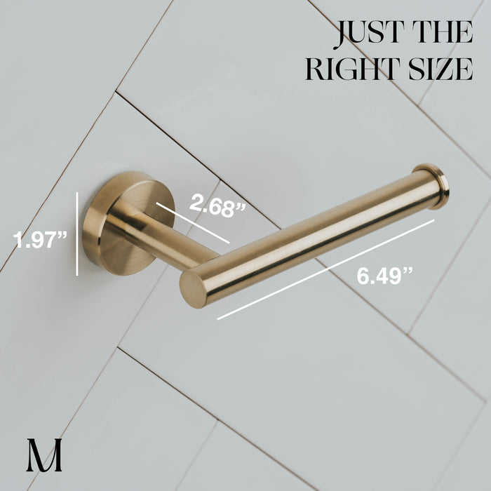 Classic Toilet Paper Roll Holder (Gold)