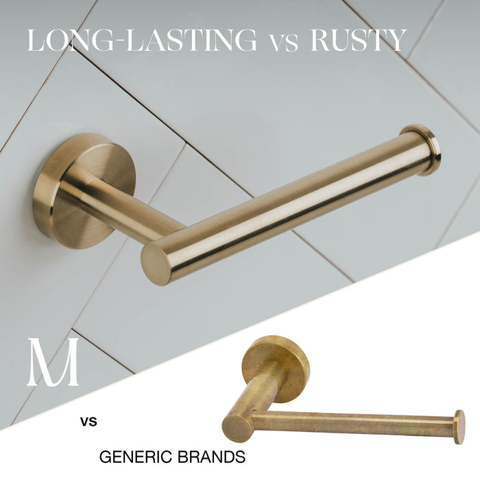 Classic Toilet Paper Roll Holder (Gold)