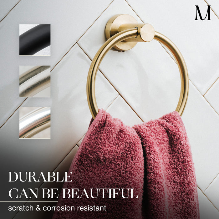 Towel Ring - Towel Holder (Gold)