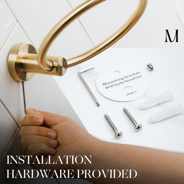 Towel Ring - Towel Holder (Gold)