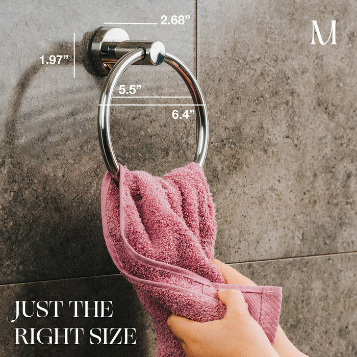 Towel Ring (Polished Chrome)