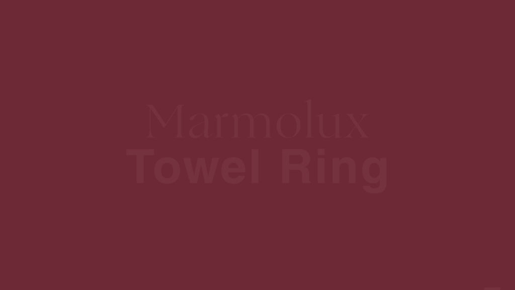 Marmolux Easy to Install Towel Ring - Hand Towel Holder 