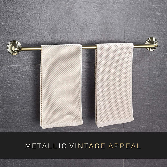 Gold Towel Rack for Bathroom - Bathroom Hardware Towel Bar